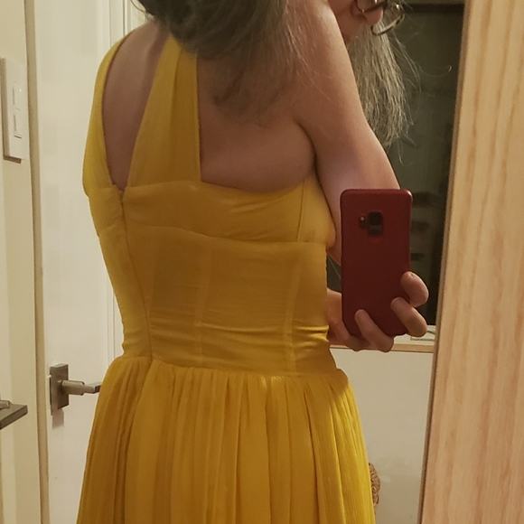 Alessandro Dell'Acqua Yellow Fit and Flare Dress 4 - Picture 11 of 13
